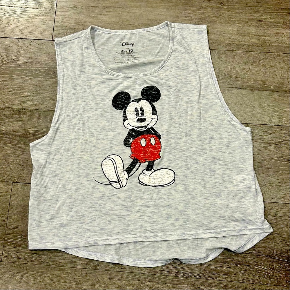3 for $20 Disney grey MickeyMouse XL tank - super soft and comfy